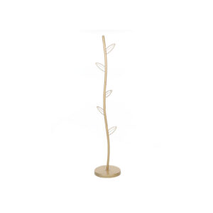 SONGMICS coat rack 5 leaves gold