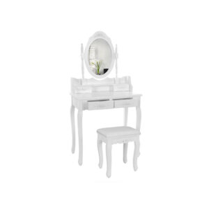 SONGMICS Elegant sminkbord med vridbar spegel