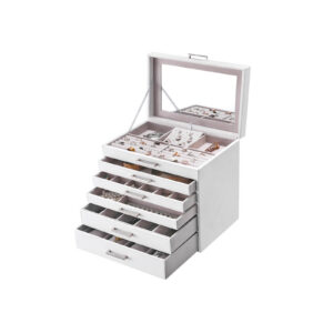 SONGMICS korulaatikko 5 laatikkoa valkoinen