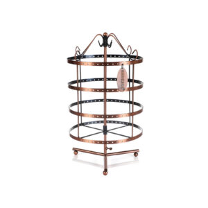 SONGMICS "Carousel" jewelry stand, copper-colored