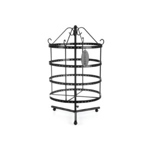 SONGMICS "Carousel" Jewelry Stand, Black