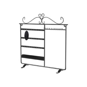 SONGMICS koruteline korvakoruille ja kaulakoruille, musta