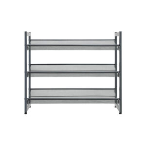 SONGMICS kenkähylly 3 hyllytasoa tummanharmaa