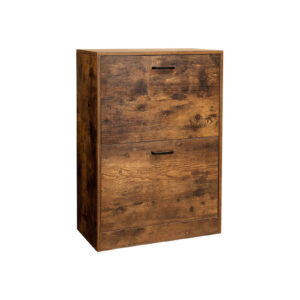 VASAGLE shoe cabinet with 2 doors