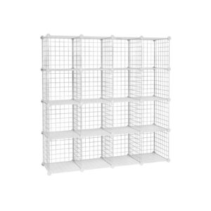 SONGMICS pluggsystem med 16 gallerkuber