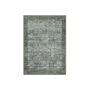 SONGMICS HOME Vintage-tyylinen matto 160 x 230 cm konepestävä metsänvihreä