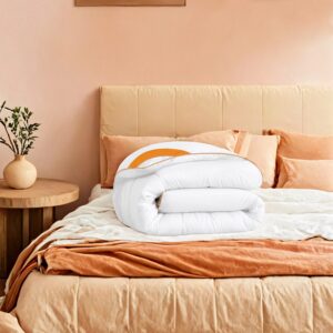 SONGMICS HOME peitto 200 x 135 cm, 8 silmukkaa, pilvinen valkoinen