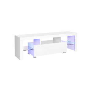 VASAGLE TV-skåp med LED-belysning