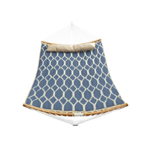 SONGMICS h?ngek?je med bl? og beige romber