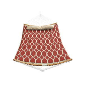 SONGMICS h?ngek?je r?d og beige romber