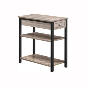 VASAGLE Yöpöytä laatikolla