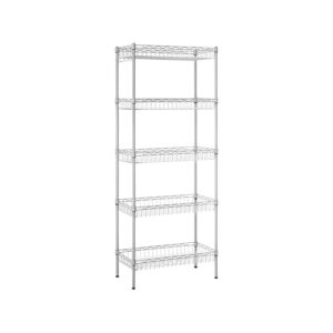 SONGMICS keittiöhylly 60 x 30 x 150 cm, hopea