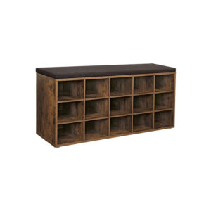 VASAGLE shoe rack with seat