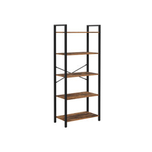 VASAGLE storage shelf vintage brown-black