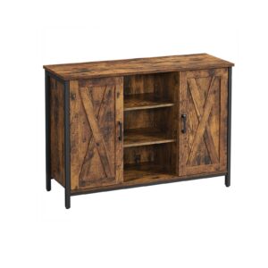 VASAGLE Sideboard vintage brown-black