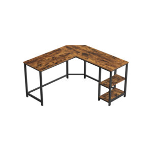 VASAGLE Teollinen kulmainen työpöytä