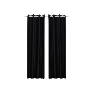 SONGMICS Black Blackout Curtain