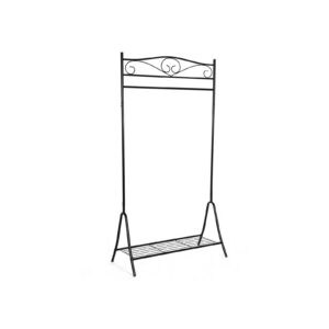 SONGMICS Coat rack with shoe storage Black