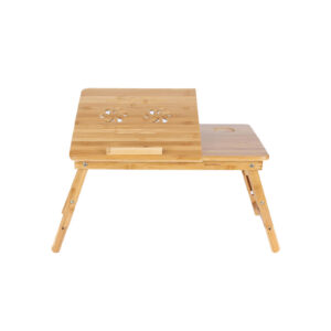 SONGMICS Adjustable Bamboo Laptop Stand