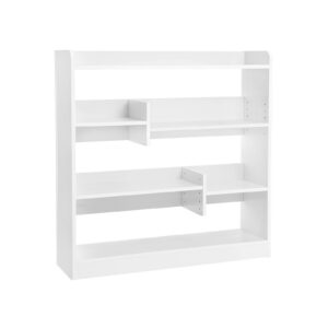 VASAGLE Säädettävä kirjahylly, valkoinen