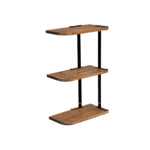 SONGMICS Adjustable wall shelf, wood look