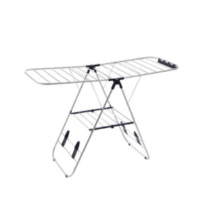 SONGMICS Ruostumattomasta teräksestä valmistettu pyykkiteline