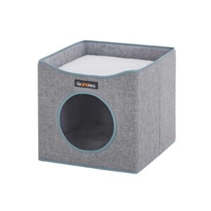 Feandrea Cube-shaped Cat Cave Gray