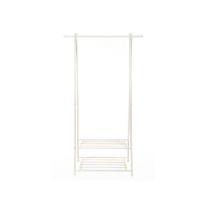 SONGMICS garderobestativ i metal, hvid