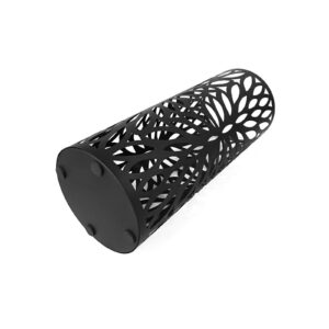 SONGMICS Cylindrisk paraplystativ Sort